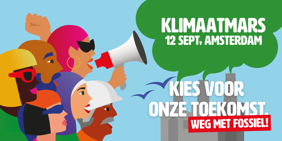 Nivon loopt mee met de Klimaatmars van Milieudefensie